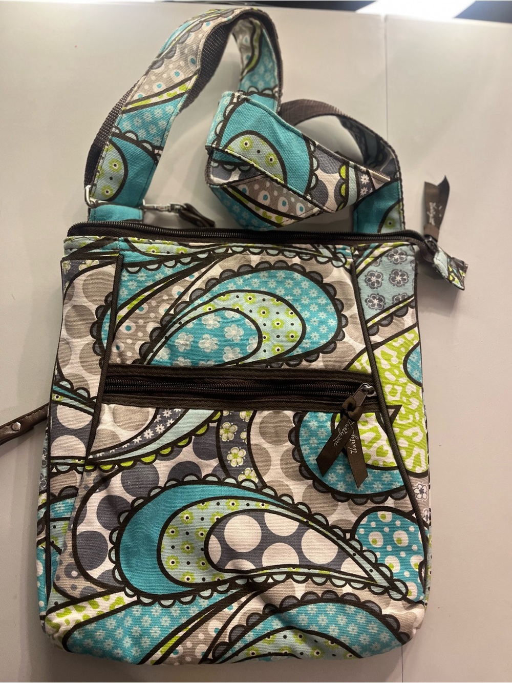 THIRTY- ONE  Turquoise Paisley Crossbody Bag - Women